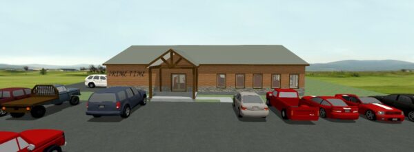 Artist rendering of restaurant