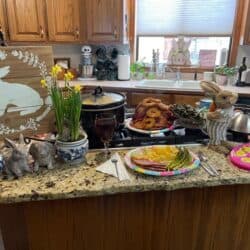 Easter Dinner spread