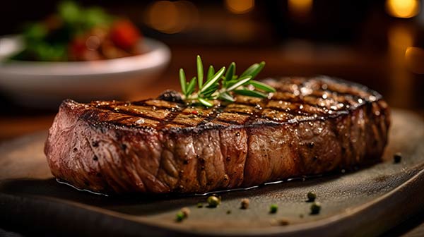 grilled steak