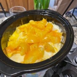 Cheesy crockpot potatoes