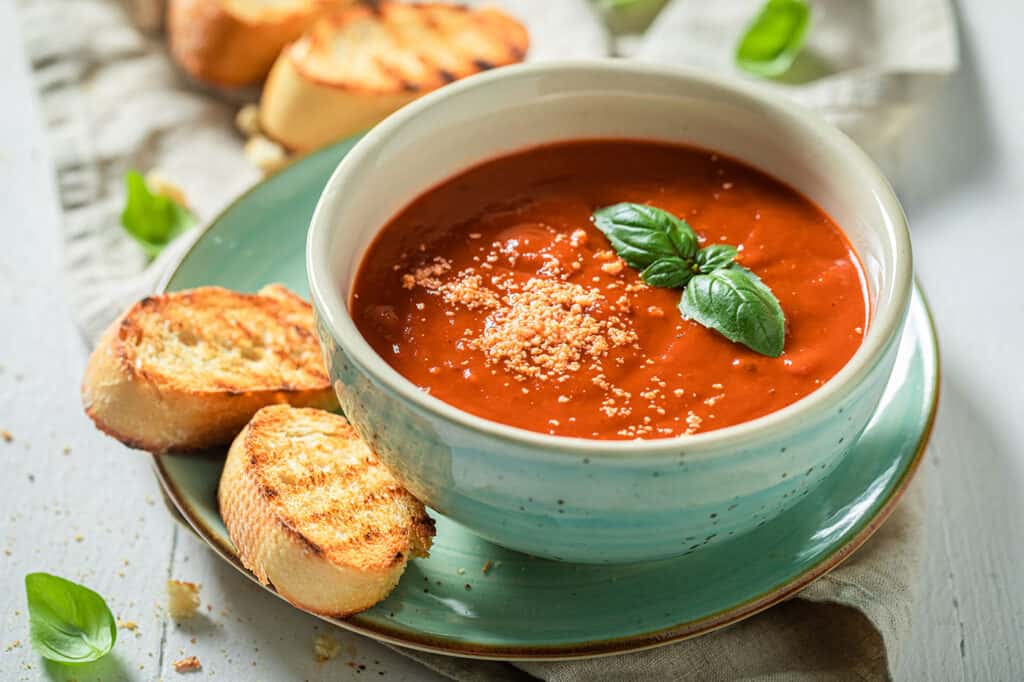 Roasted Tomato Basil Soup