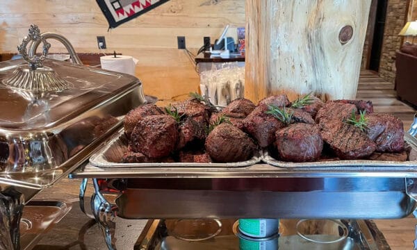 Carolyn personal chef steak display
